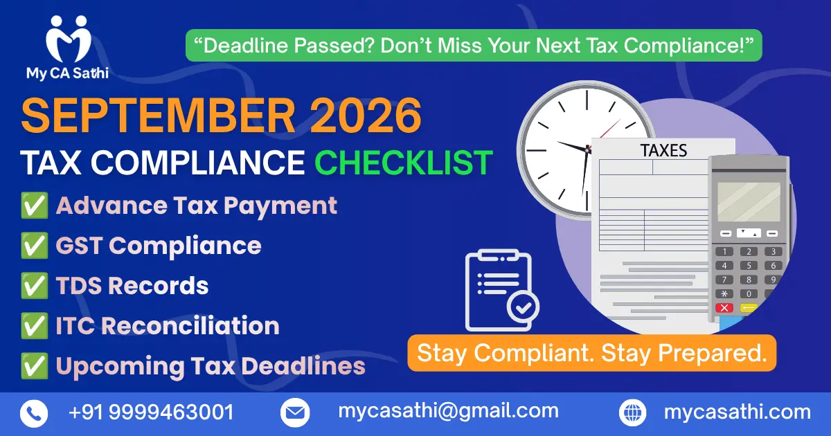 September 2026 Tax Compliance Checklist: What to Do After 15 September