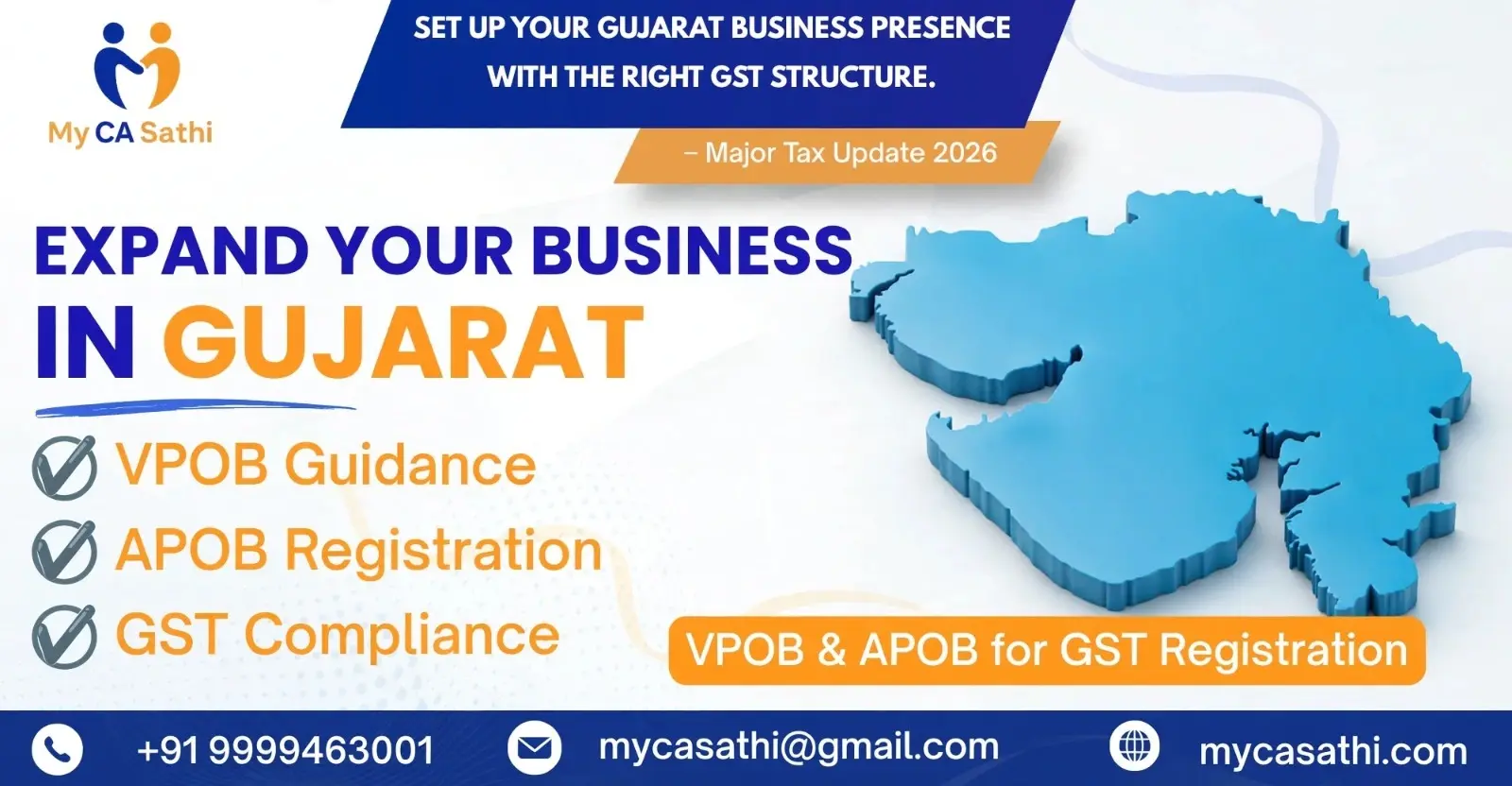 Expand Your Business in Gujarat with VPOB & APOB: A GST Registration Guide