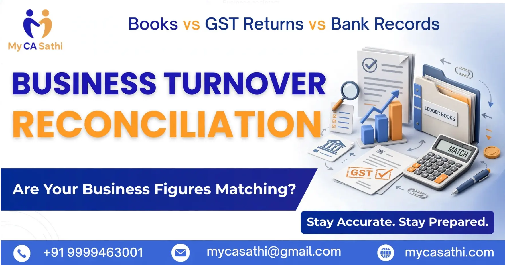 Business Turnover Reconciliation: Books vs GST Returns vs Bank Records